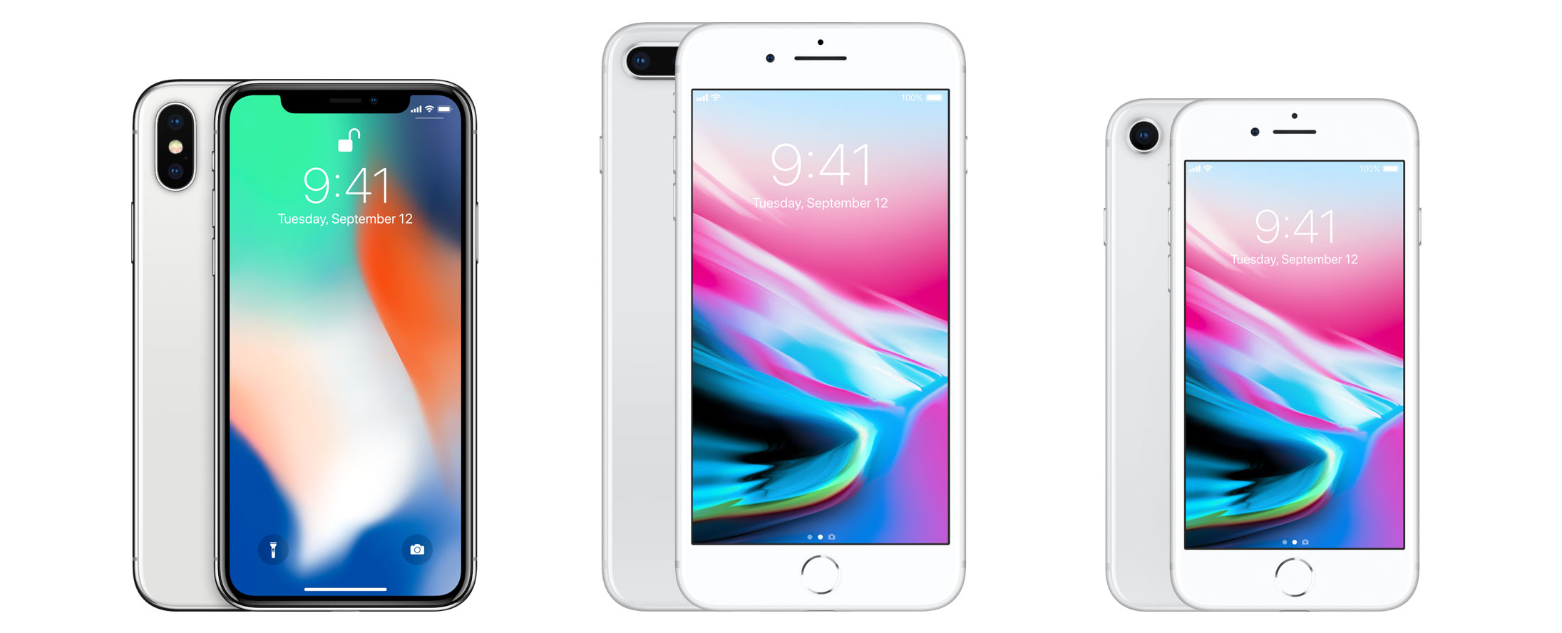 IPhone 8, iPhone 8 Plus und iPhone X