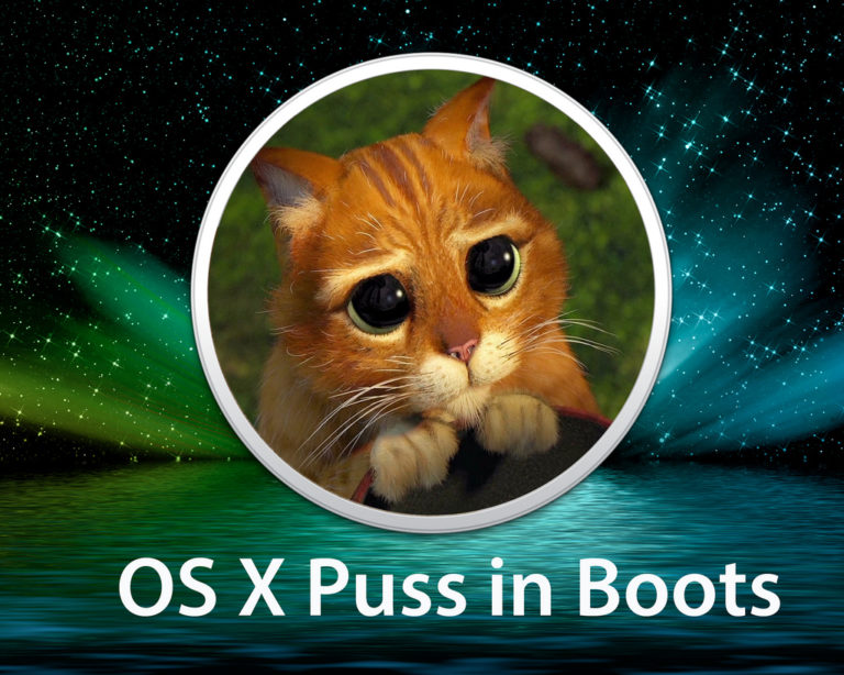 OS X Puss in Boots