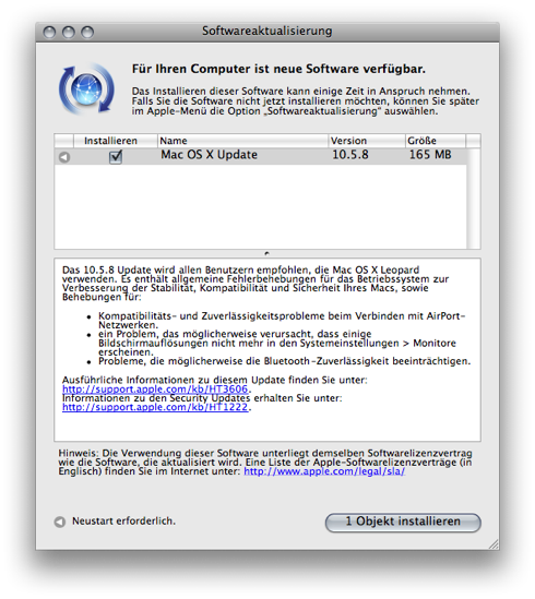 Mac OS X 10.5.8
