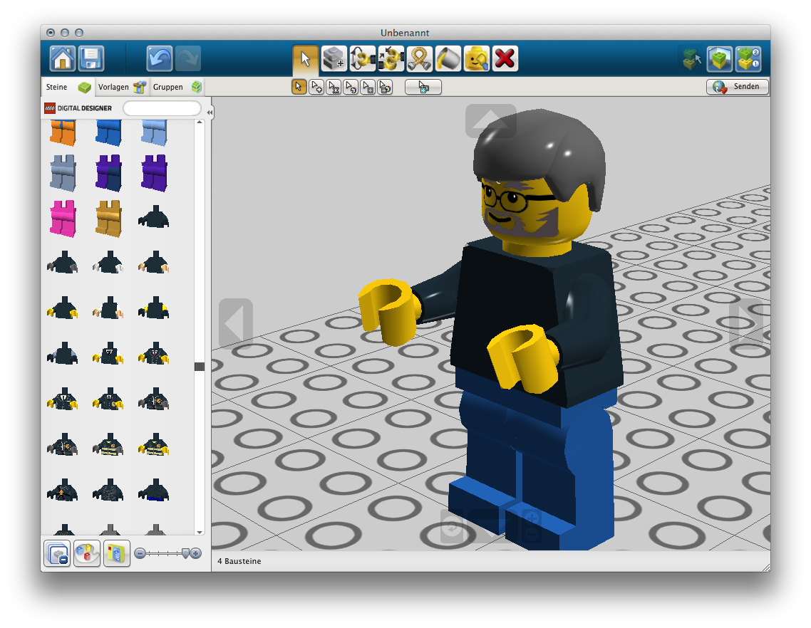Lego Digital Designer - Steve Jobs