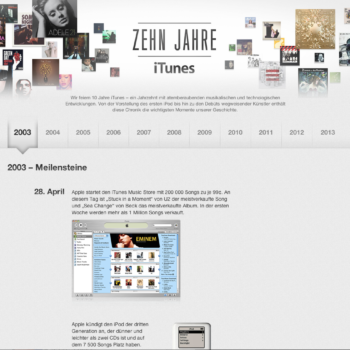 10 Jahre iTunes