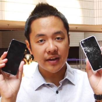 iPhone 5S und iPhone 5C im Fall-Test