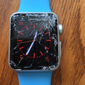 Crashed Apple Watch
