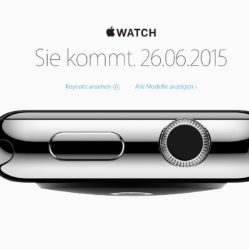 Am 26. Juni 2015 kommt die Apple Watch in die Schweiz