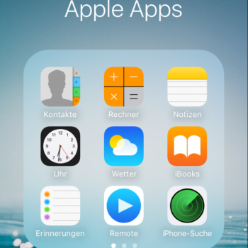 Apple iOS Standard Apps