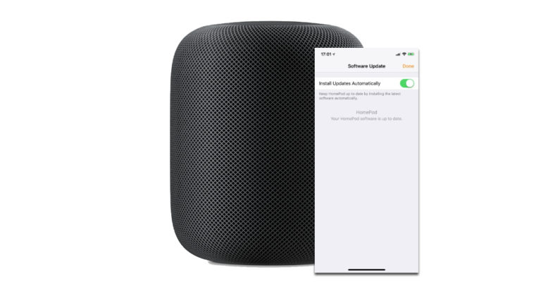 iPhone Home App Manages HomePod Software Updates
