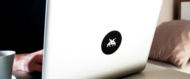 Invaders MacBook Sticker