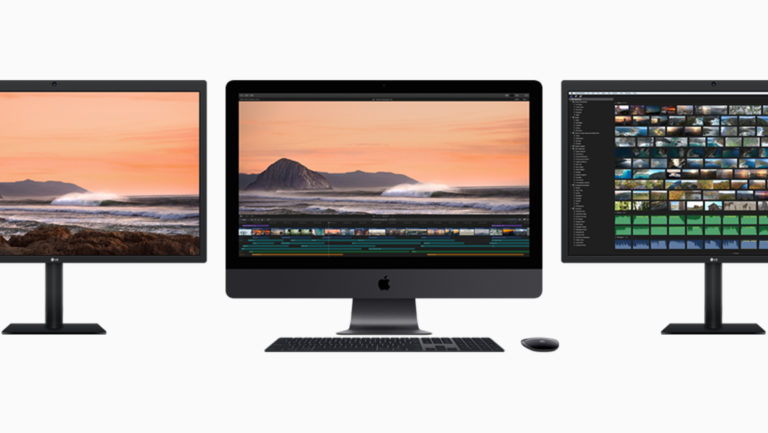 iMac Pro mit weiteren Displays