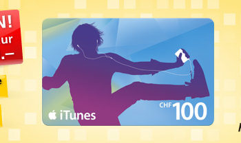 iTunes Geschenkkarten im PostShop
