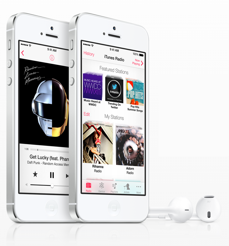 iOS 7 mit iTunes Radio