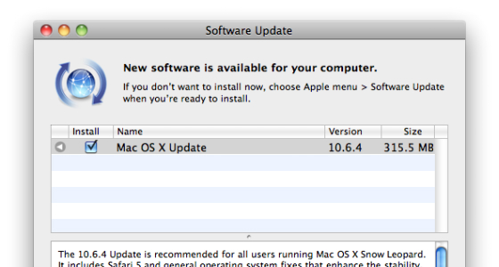 Mac OS X 10.6.4